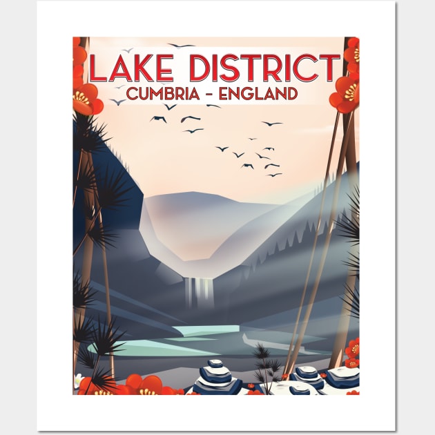 Lake District national park Cumbria Wall Art by nickemporium1